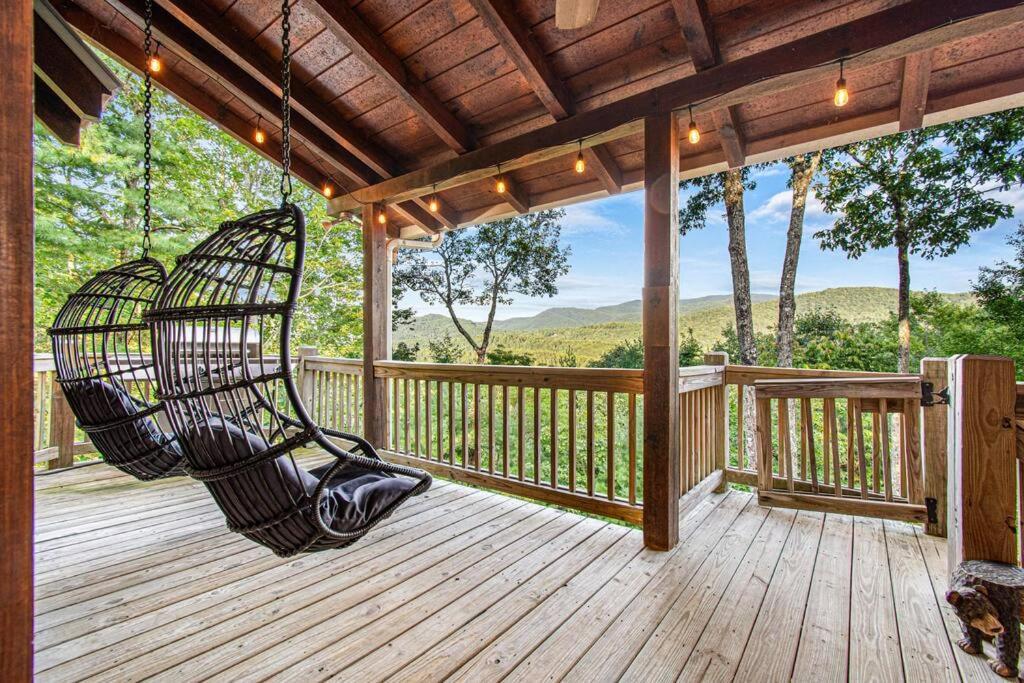 Cherry Log Summit Cabin By Bk Stays - Family Friendly - Playground - Game Room - Jacuzzi - Amazing Mountain Views Buitenkant foto